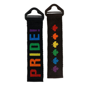 Pride Luggage Tag - Maple Leaf - BigTags.  Tag It's your!