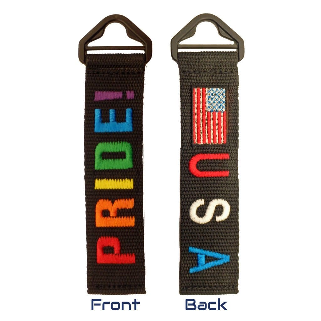 Pride Luggage Tag - USA Flag - BigTags.  Tag It's your!